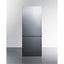 Frost-free bottom freezer refrigerator with factory-installed icemaker