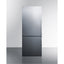 Frost-free ENERGY STAR certified bottom freezer refrigerator in stainless steel