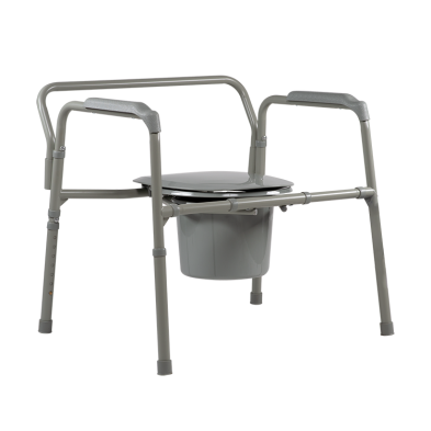 Dynarex 10374 Folding Bariatric Commode Seat and Lid