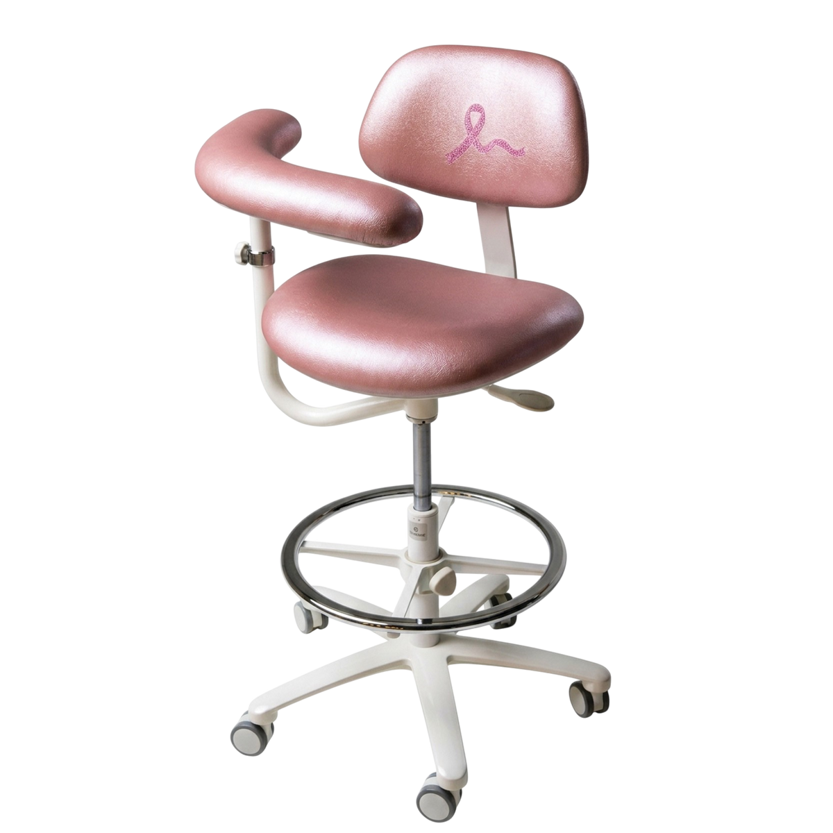 Brewer Rosa pink assistant stool 4355BR