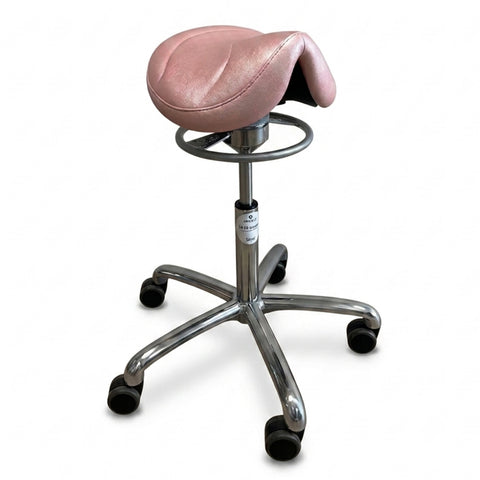 Brewer Practice Pink Amazone saddle stool, Rosa 135ASR
