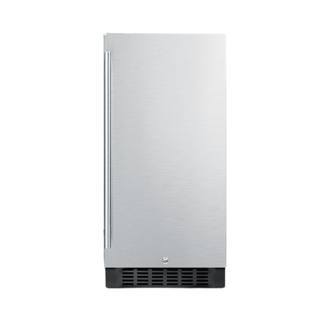 Accucold 15" wide ADA compliant all-refrigerator for built-in or freestanding use with panel-ready door (Model