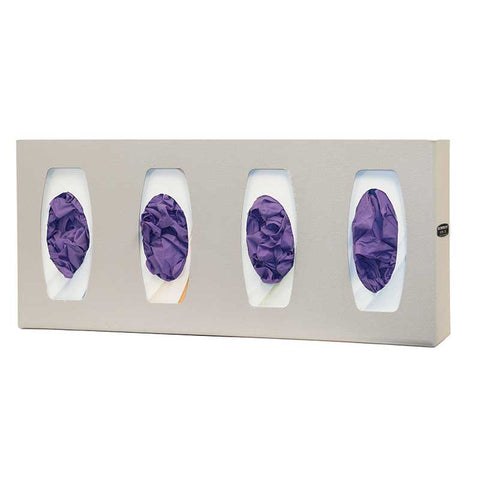 Glove Box Dispenser Quad Divided Vert/Horiz ABS Quartz Beige