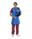 WOMEN'S APRON AND VEST : .25 mm Lead Free VEST: 23X23 APRON: 21X41-46 Medium BLue - Large