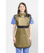 COAT APRON - .35 mm Lead Free 25X40 Antimicrobial Blue- Extra Large