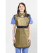COAT APRON - .25 mm Lead Free 25X40 Antimicrobial Blue- Extra Large