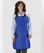 QUICK DROP APRON - .35 mm Lead Free with Collar 24X38 Royal Blue - Medium