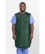 FRONT CLOSING SPECIAL PROCEDURE APRON - .35 mm Lead Free 25x42 Hunter Green- Extra Extra Large