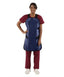 QUICK DROP APRON - .35 mm Lead Free 22X37 Antimicrobial Blue - Small