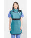 COAT APRON - .25 mm Lead Free with Thyroid Collar 24X42 Teal - Large