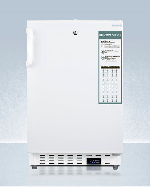 Built-in ADA compliant vaccine all-freezer with lock, ADA (Model ADA305AFSSHVLHD)