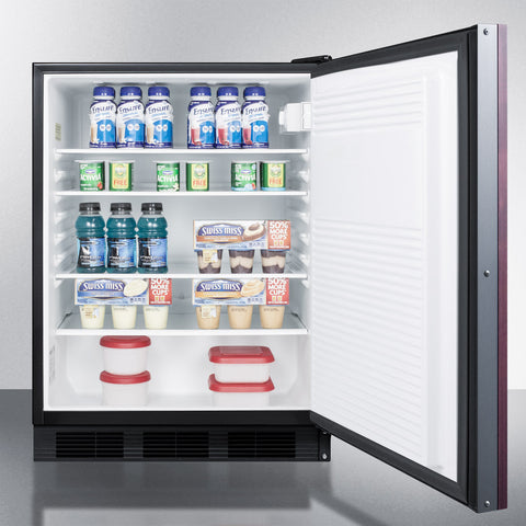 24" Wide Built-In All-Refrigerator, ADA Compliant (Panel Not Included) (Model AL752BKBIIF)