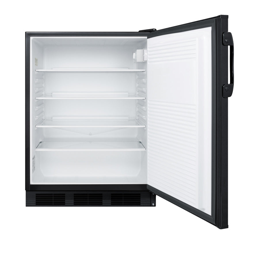 Accucold 24" Wide All-Refrigerator, ADA Compliant (Model AL752BK)