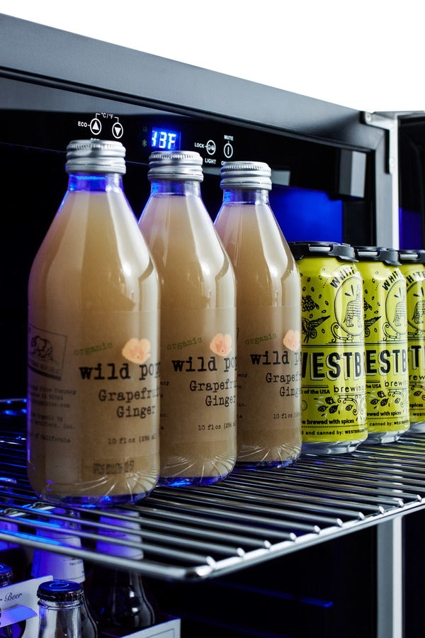 Accucold 24" wide ADA compliant residential/commercial beverage center (Model ALBV2466CSS)