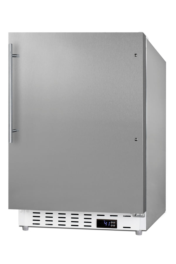 Accucold ADA compliant built-in or freestanding 20" wide all-refrigerator for residential use (Model ALR46WCSSHV)