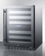 24" wide built-in under-counter ADA compliant dual zone wine cellar for residential or commercial use