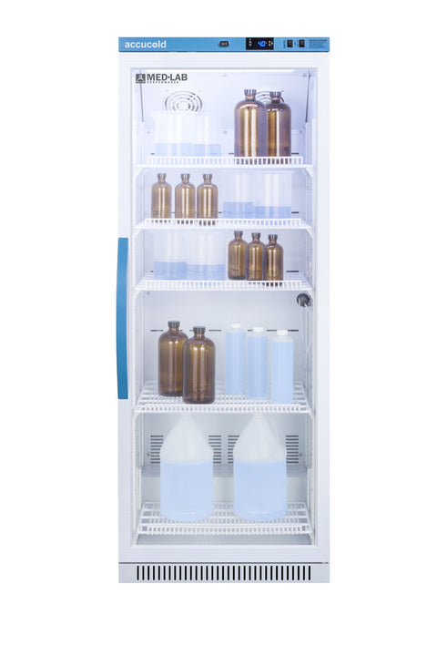 12 Cu.Ft. Upright Laboratory Refrigerator, Glass Door (Model ARG12ML) - Full