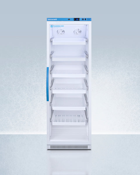 Accucold Performance series Pharma-Vac 15 cu.ft. upright glass door commercial, Left Hinge – ARG15PVDRLHD