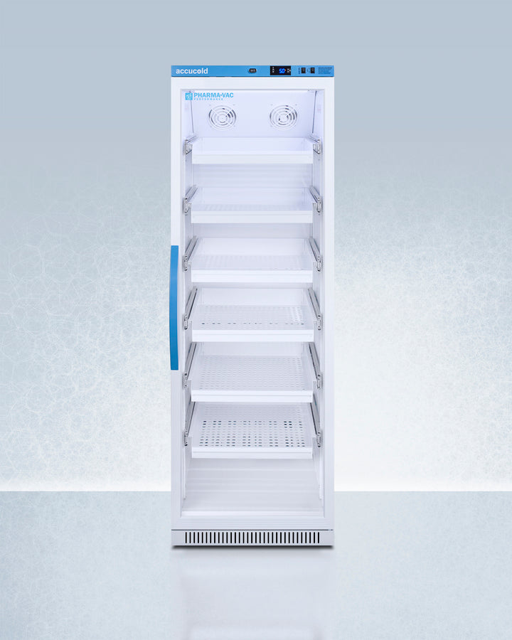 Accucold Performance series Pharma-Vac 15 cu.ft. upright glass door commercial, Left Hinge – ARG15PVDRLHD