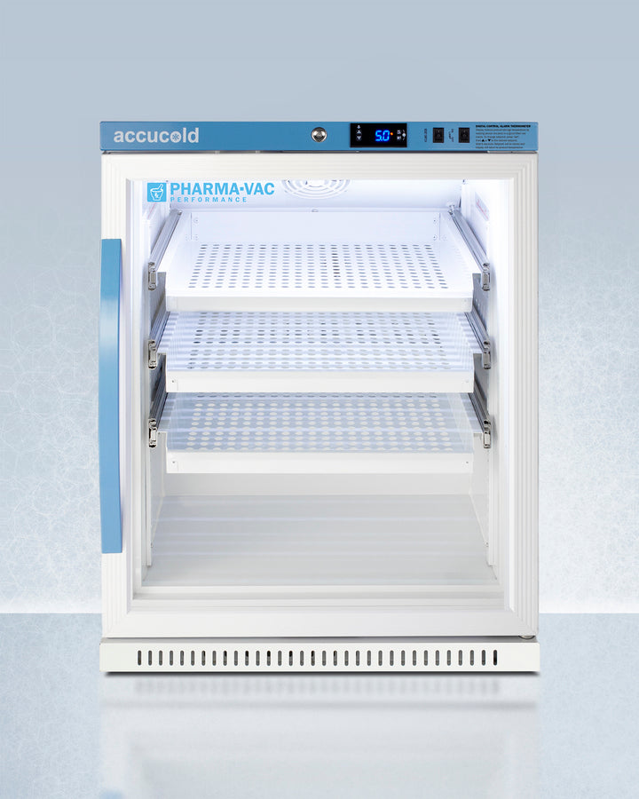 Accucold Performance series Pharma-Vac 6 cu.ft. freestanding, Left Hinge – ARG6PVDRLHD