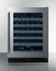 24" wide built-in under-counter ADA compliant dual zone wine cellar for residential or commercial use