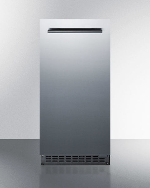 Accucold 15" wide 47 lb. built-in undercounter commercially listed indoor/outdoor, Left Hinge – BIM68OSGDRIFLHD