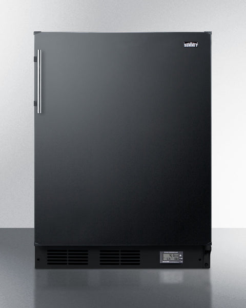 Accucold Built-in undercounter ADA compliant break room refrigerator-freezer, Left Hinge – BKRF663BBIADALHD