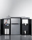 Stainless steel appliance station for 54" wide combination kitchens