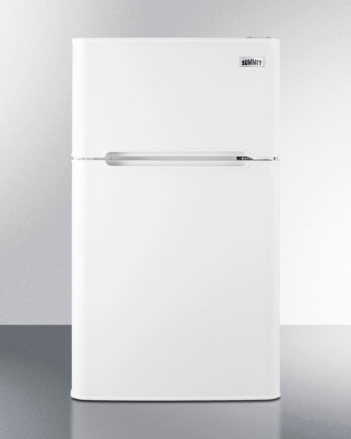 Accucold ENERGY STAR certified counter height 2-door refrigerator-freezer in white, Left Hinge, ADA – CP34WADALHD