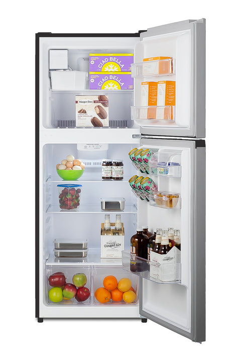 10 Cu.ft. Top Mount Refrigerator-freezer in a Stainless Steel Look with Icemaker (Model FF1089PLIMLHD)