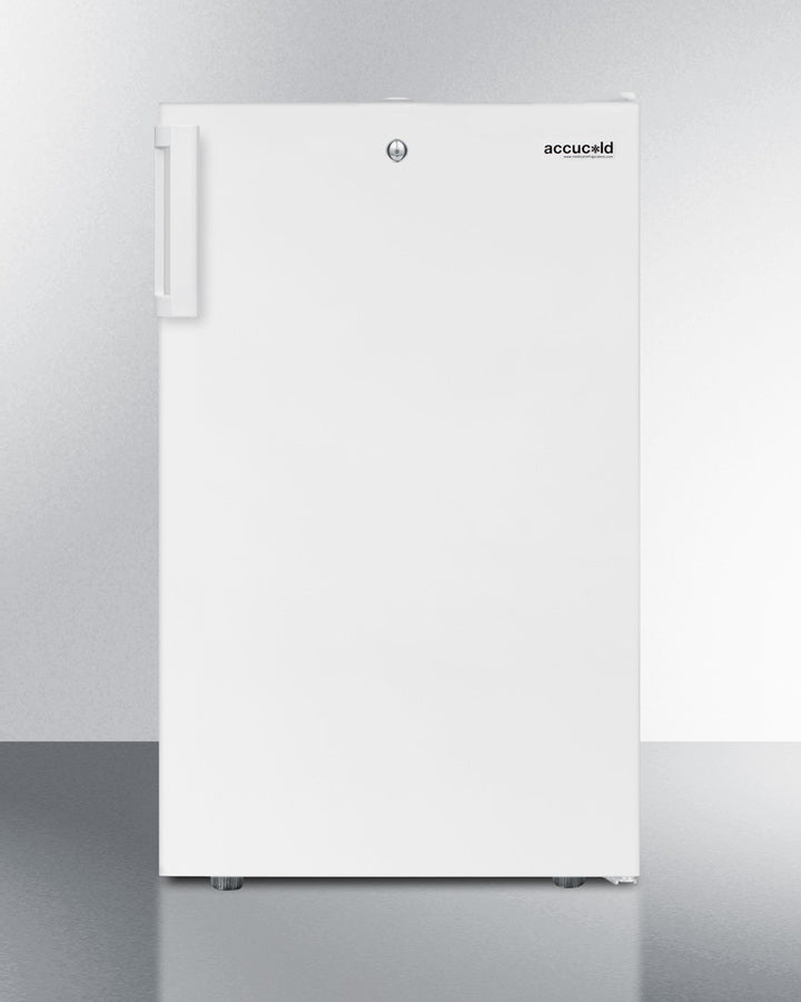 Accucold 20" wide counter height manual defrost all-freezer for general purpose, Left Hinge – FS407LWLHD