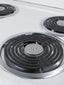 20" wide deluxe electric coil range in stainless steel with high backguard