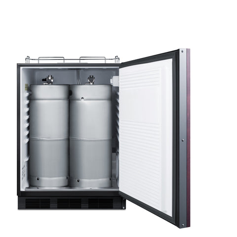 Accucold Built-in kegerator for use under ADA compliant counters; no tap kit included, ADA (Model SBC58BLBIADANKIF)