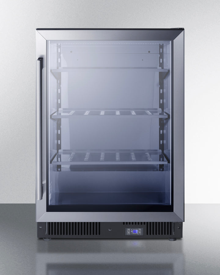 Accucold 24" Wide Frost-Free Undercounter Freezer with Glass Door – SCF475LHD