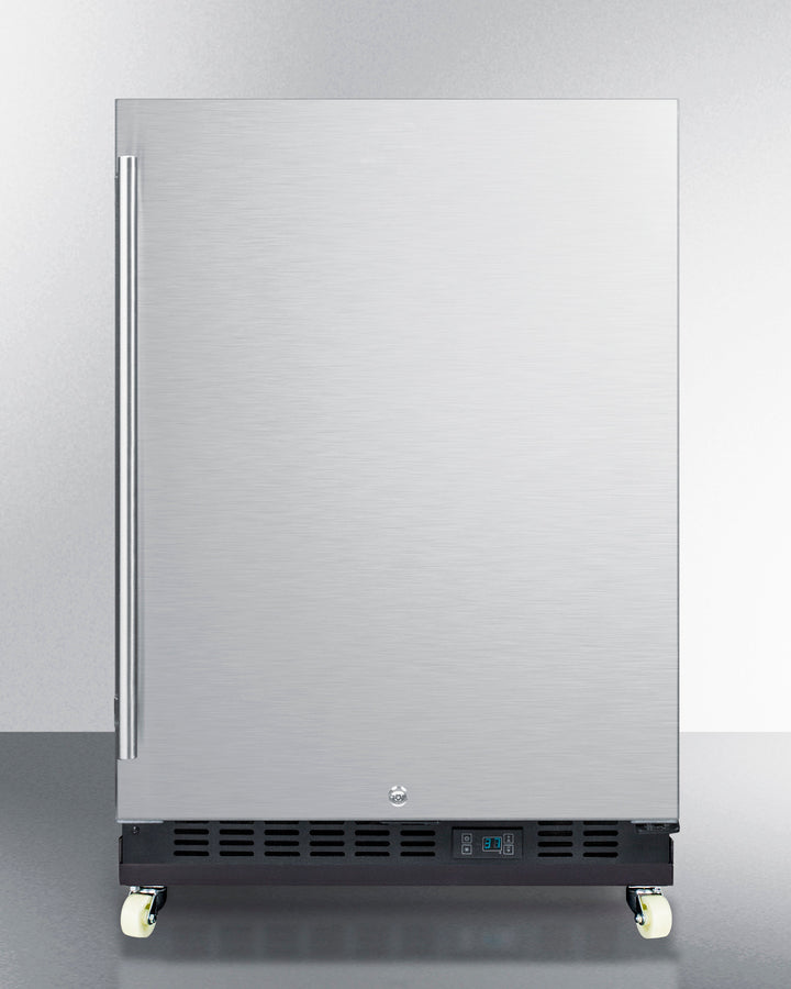 Accucold Built-in undercounter commercial all-refrigerator w/SS interior, Left Hinge – SCR610BLSDRILHD
