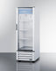 21" wide upright glass door commercial beverage center