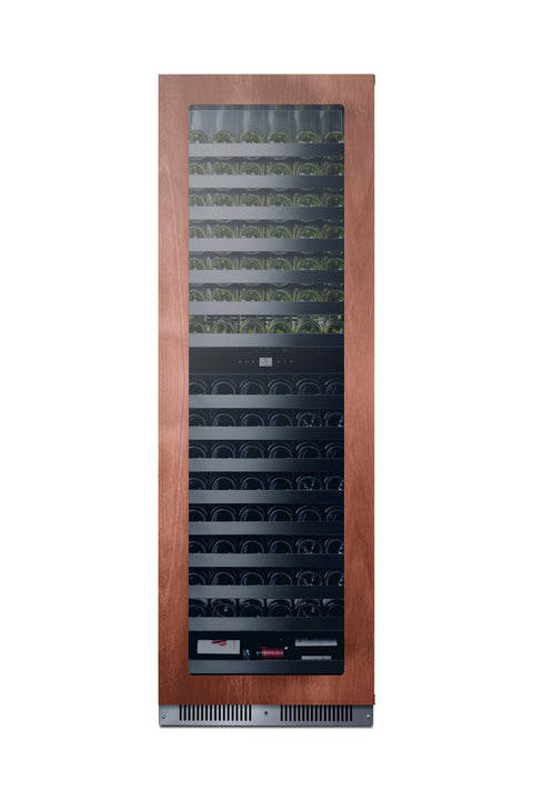 Accucold Full-size built-in 24" wide 18" deep 98-bottle dual zone wine cellar (Model SDHWC98PNR)
