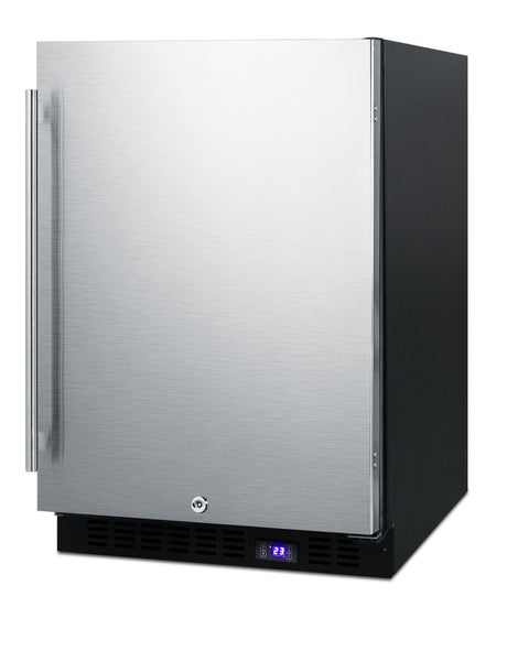 Frost-free outdoor all-freezer for built-in or freestanding use with icemaker, black cabinet, SS door, digital thermosta (Model SPFF51OSIMLHD)
