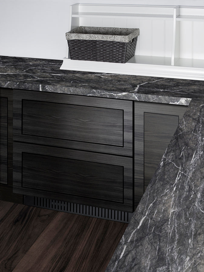 Accucold 30" Wide Built-in Undercounter 2-drawer Outdoor All-refrigerator (Model SPR3032DPNR)