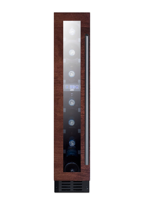 6" wide ADA compliant built-in undercounter wine cellar with panel-ready door trim (Model SWC007PNRLHD)
