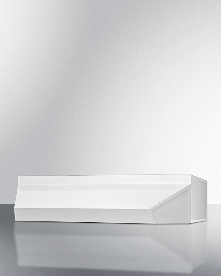 Accucold 24" Wide Shell Hood in White