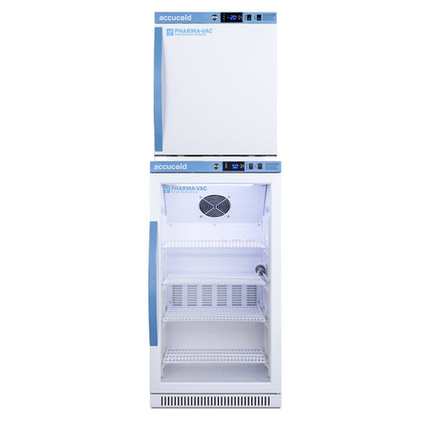 Accucold PHARMA-VAC Performance Series stacked combination of ARG31PVBIADA vaccine – ARG31PVBIADA-AFZ1PVSTACK