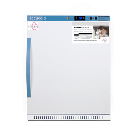 Accucold MomCube ADA height breast milk refrigerator, ADA (Model MLRS62BIADAMC)