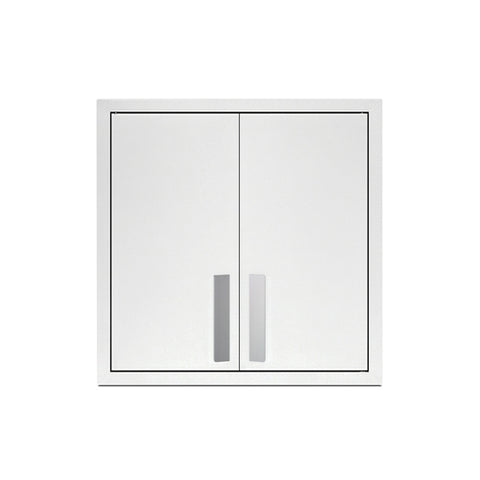 Accucold 18" wide wall cabinet with powder coated metal construction in a white finish – CAB1818WHITE