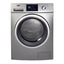 24" wide 115V washer/dryer combo for non-vented use in platinum finish
