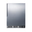 Stainless steel kickplate for use with select undercounter units