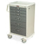 M-Series Cart - Medium Width Tall Cabinet With 30" of Vertical Drawer Space, Breakaway Lock, 4 Drawers 1-3, 3-9. Standa