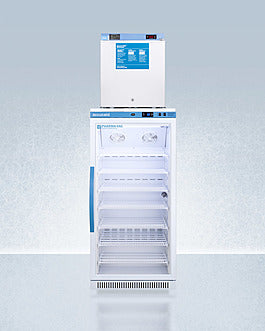 24" Wide All-Refrigerator/All-Freezer Combination, Glass Door (Model ARG8PV-FS24LSTACK)