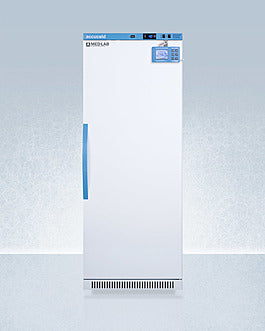Accucold ARS12MLDL2B 12 Cu.Ft. Upright Laboratory Refrigerator, Solid Door, Data Logger