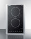 15" Wide 115V 2-Burner Radiant Cooktop - CR2B15T1BTK15